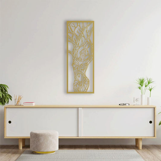 Essence of Nature Metal Wall Decor | Tranquil Inspirational Sculpture