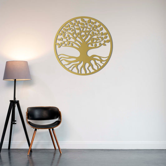 Roots & Reverence | Symbolic Tree of Life Metal Wall Art