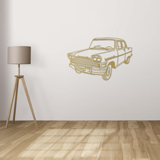Devrim Icon: Turkish Classic Car Metal Wall Sculpture