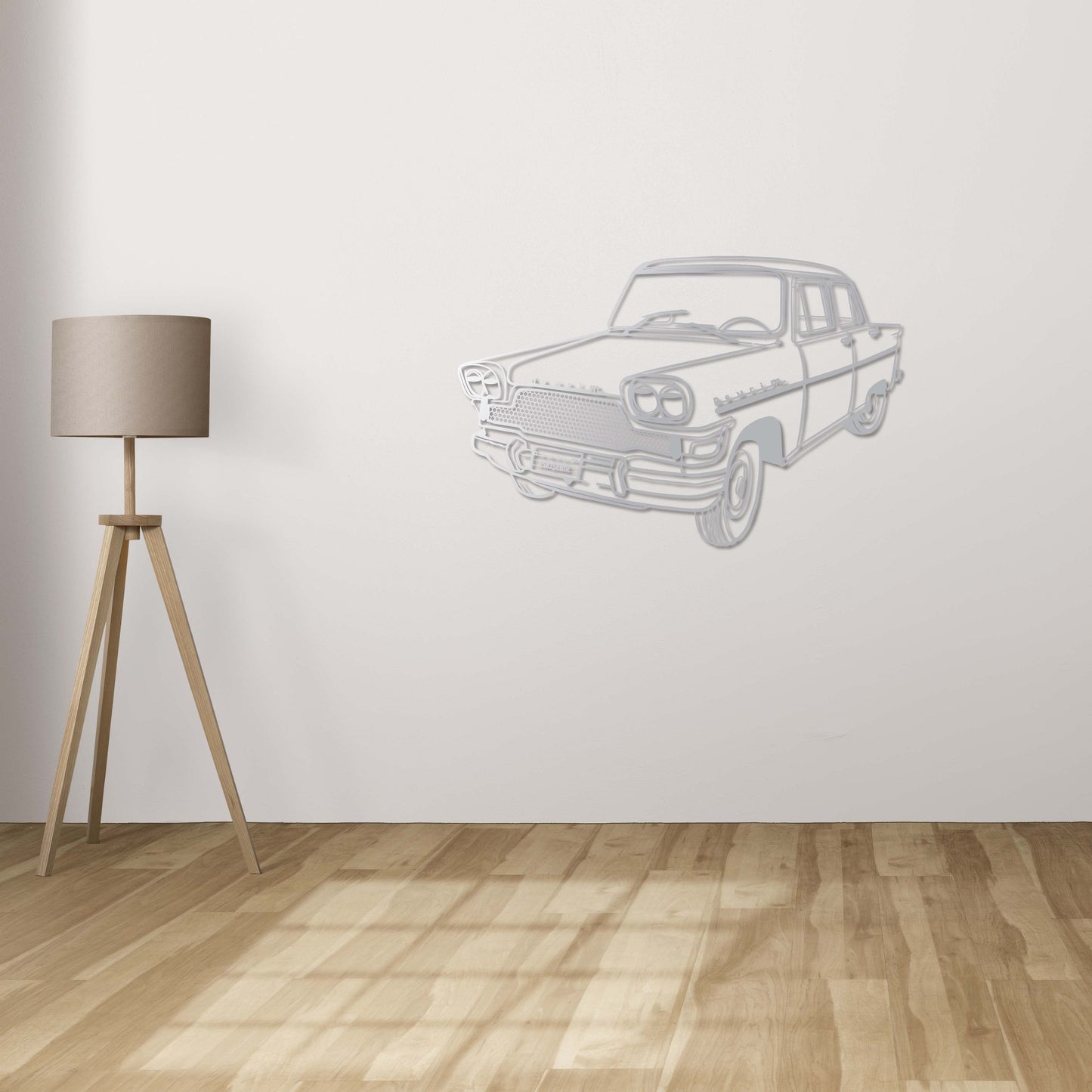 Devrim Icon: Turkish Classic Car Metal Wall Sculpture