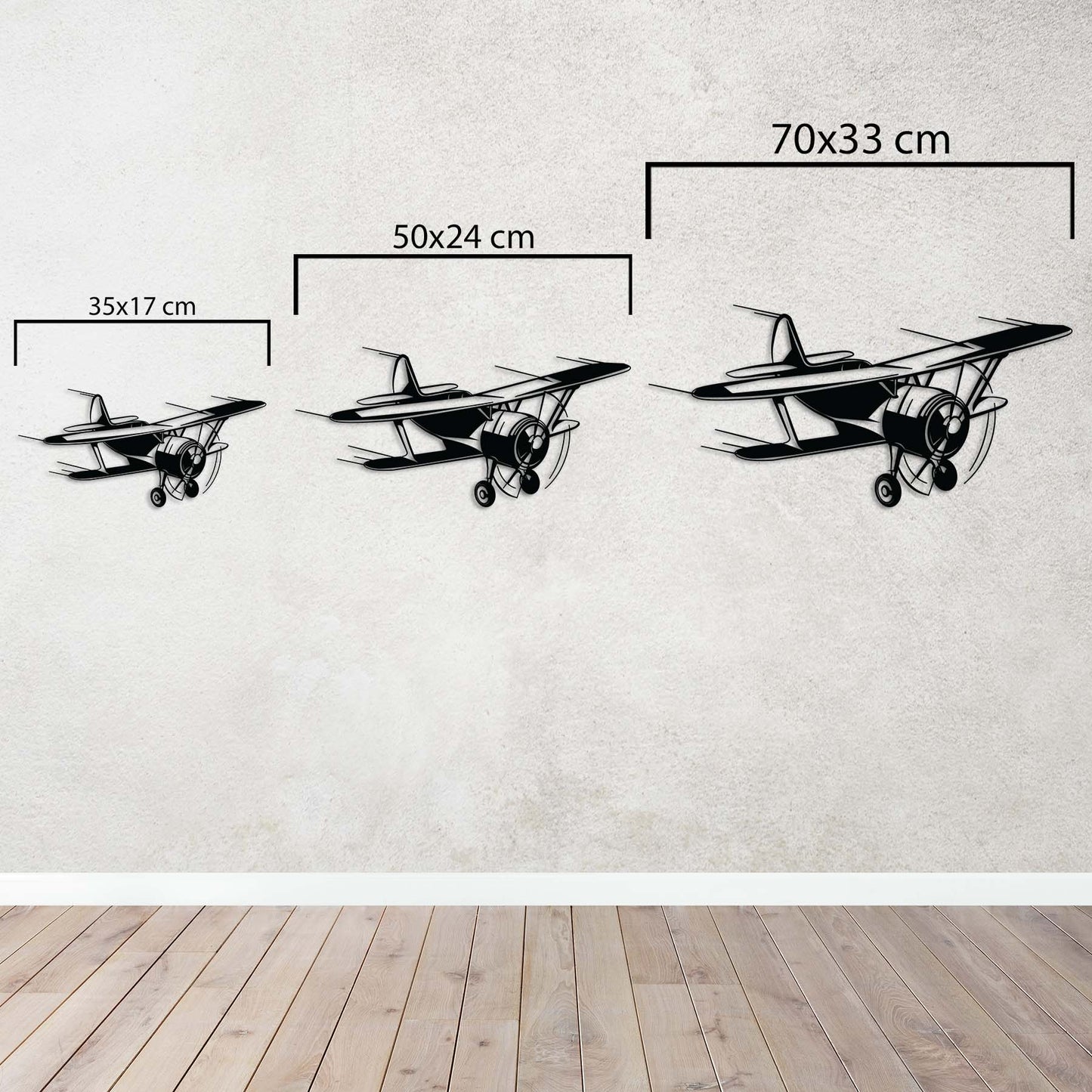 Speed in Silence | Modern Aircraft Metal Wall Sculpture