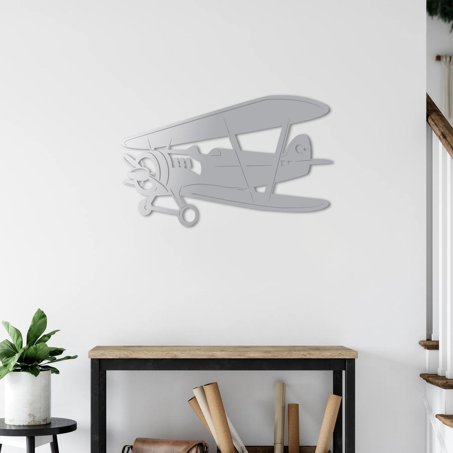 Wings of Legacy | Hürkuş Aircraft Metal Wall Sculpture