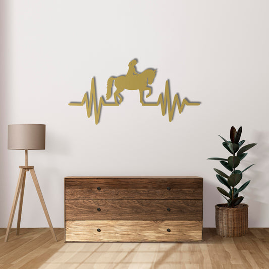 Beat of the Soul Metal Wall Decor | Expressive Inspirational Sculpture