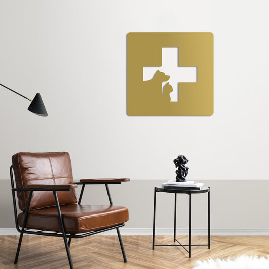 Heart of Devotion Metal Wall Decor | Uplifting Symbolic Sculpture