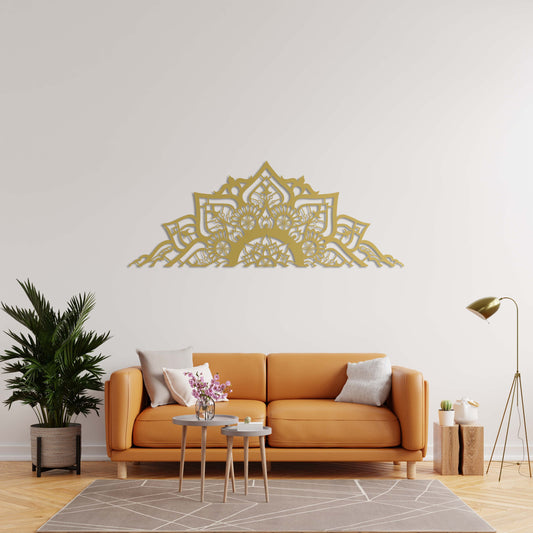 Mandala Design Metal Wall Decor | Mindful Spiritual Art Sculpture