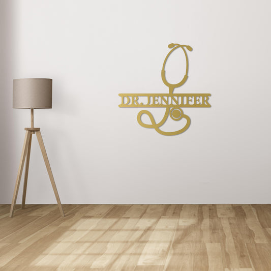 Lifeline Rhythm Metal Wall Decor | Modern Medical Art Sculpture