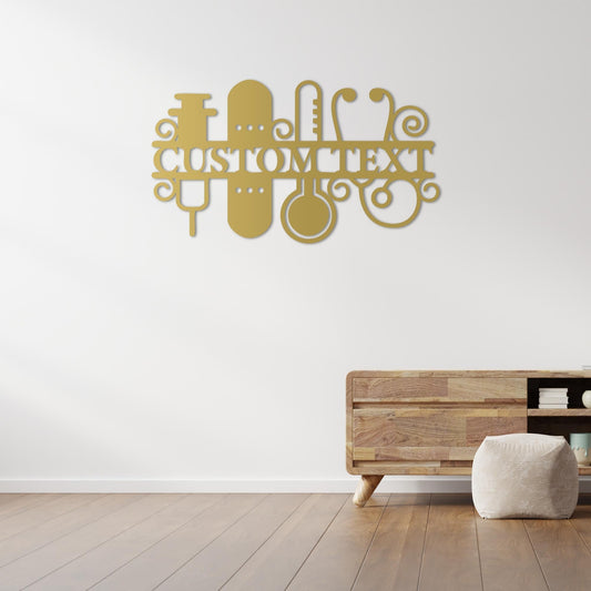 Path to Inner Peace Metal Wall Decor | Spiritual Wellness Art Sculpture