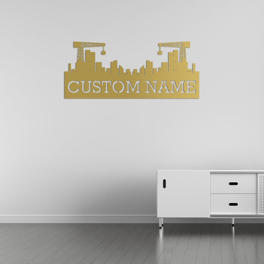 City Legacy – Personalized Metal Wall Decor | Commemorative Art Sculpture