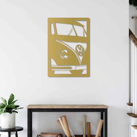 Wanderlust Vibes | Retro Travel-Inspired Metal Wall Sculpture