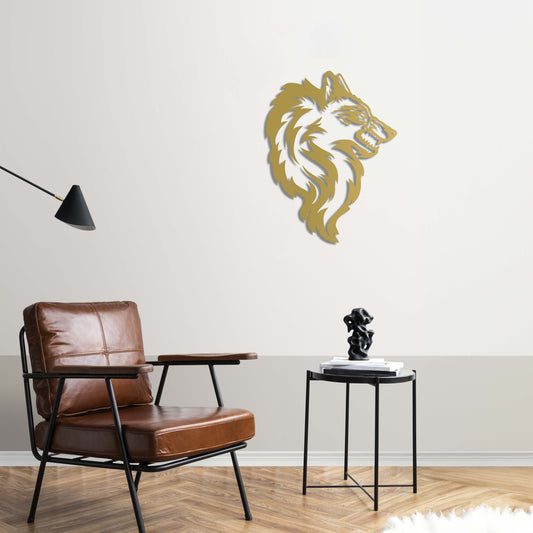 Lone Howl – Wolf Metal Wall Art