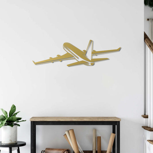 Passenger Airplane Wall Art | Journey of the Skies in Metal Form