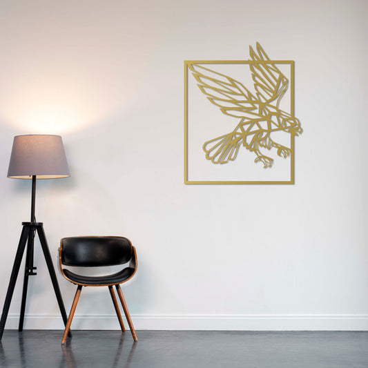 Soaring Eagle Metal Wall Decor | Inspirational Wildlife Wall Sculpture