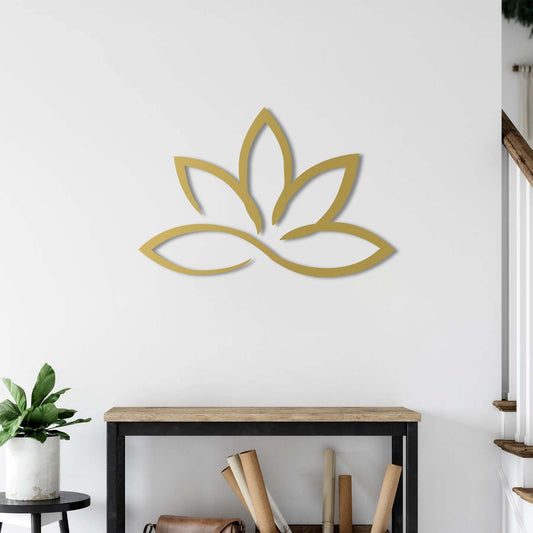 Serenity Blooms – Lotus Metal Wall Art