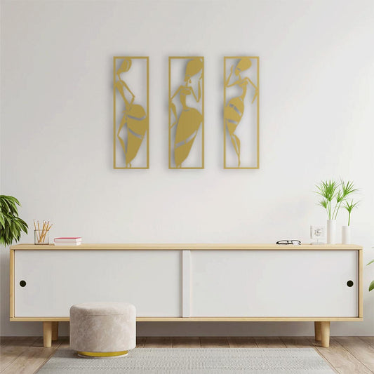 Essence of Heritage: African Women Metal Wall Decor | Cultural Art Piece