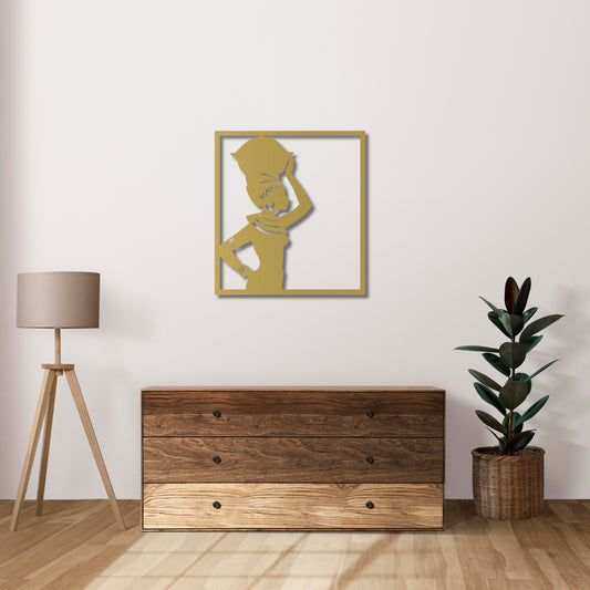 Untold Tales Metal Wall Decor | Symbolic Artistic Sculpture