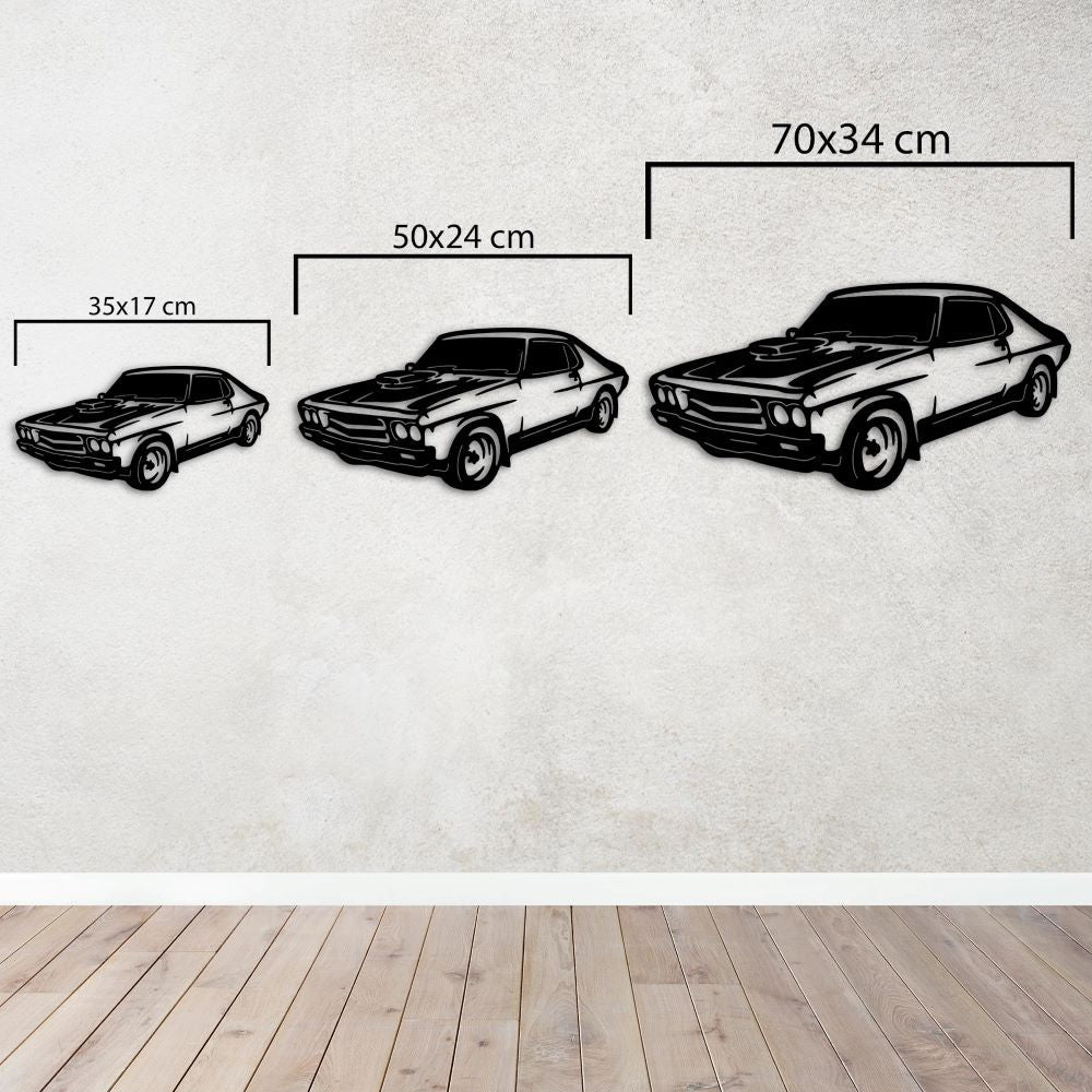 Classic American car metal wall sculpture gift for car lovers