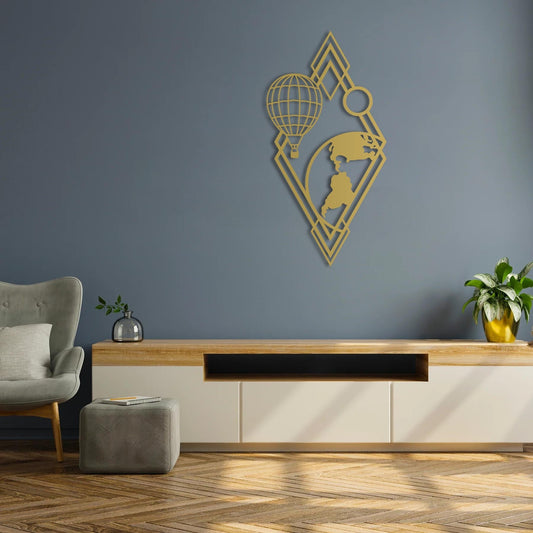 Flight Into Freedom Metal Wall Decor | Aviation-Inspired Decorative Sculpture