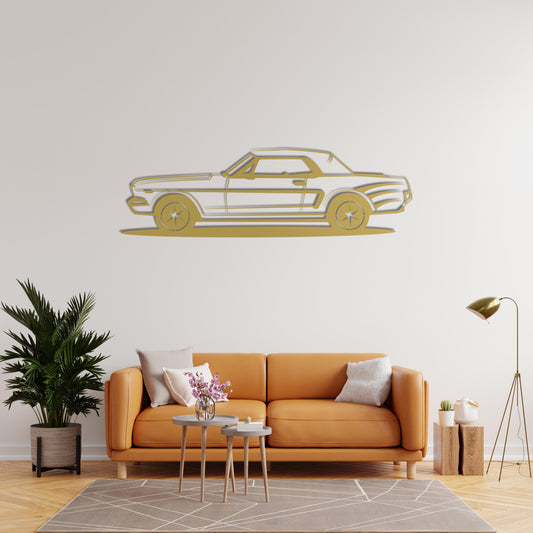 Unleash the Legend: Classic Mustang Metal Wall Masterpiece
