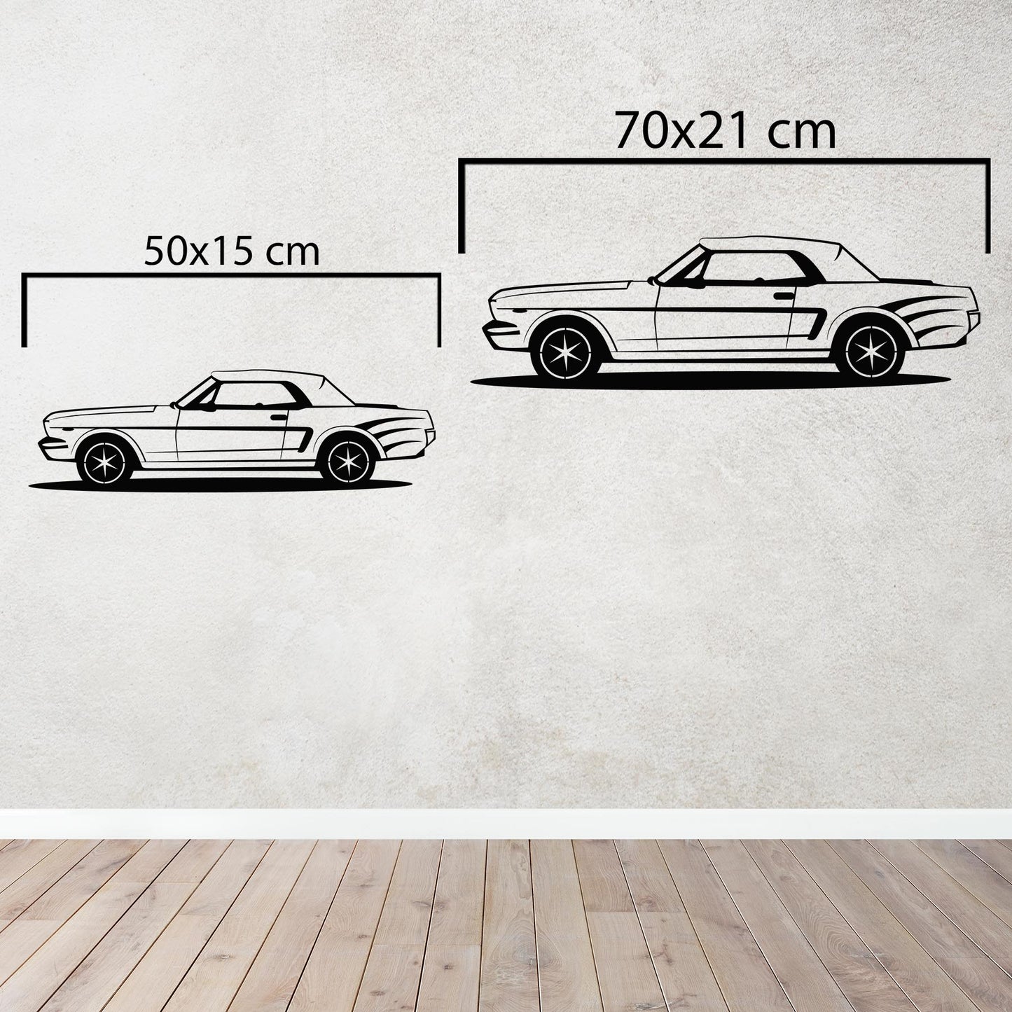 Unleash the Legend: Classic Mustang Metal Wall Masterpiece