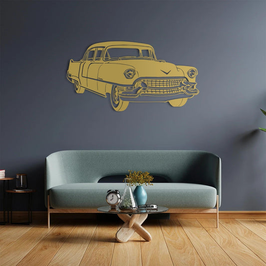 Elegance on Wheels: Classic Cadillac Metal Wall Art