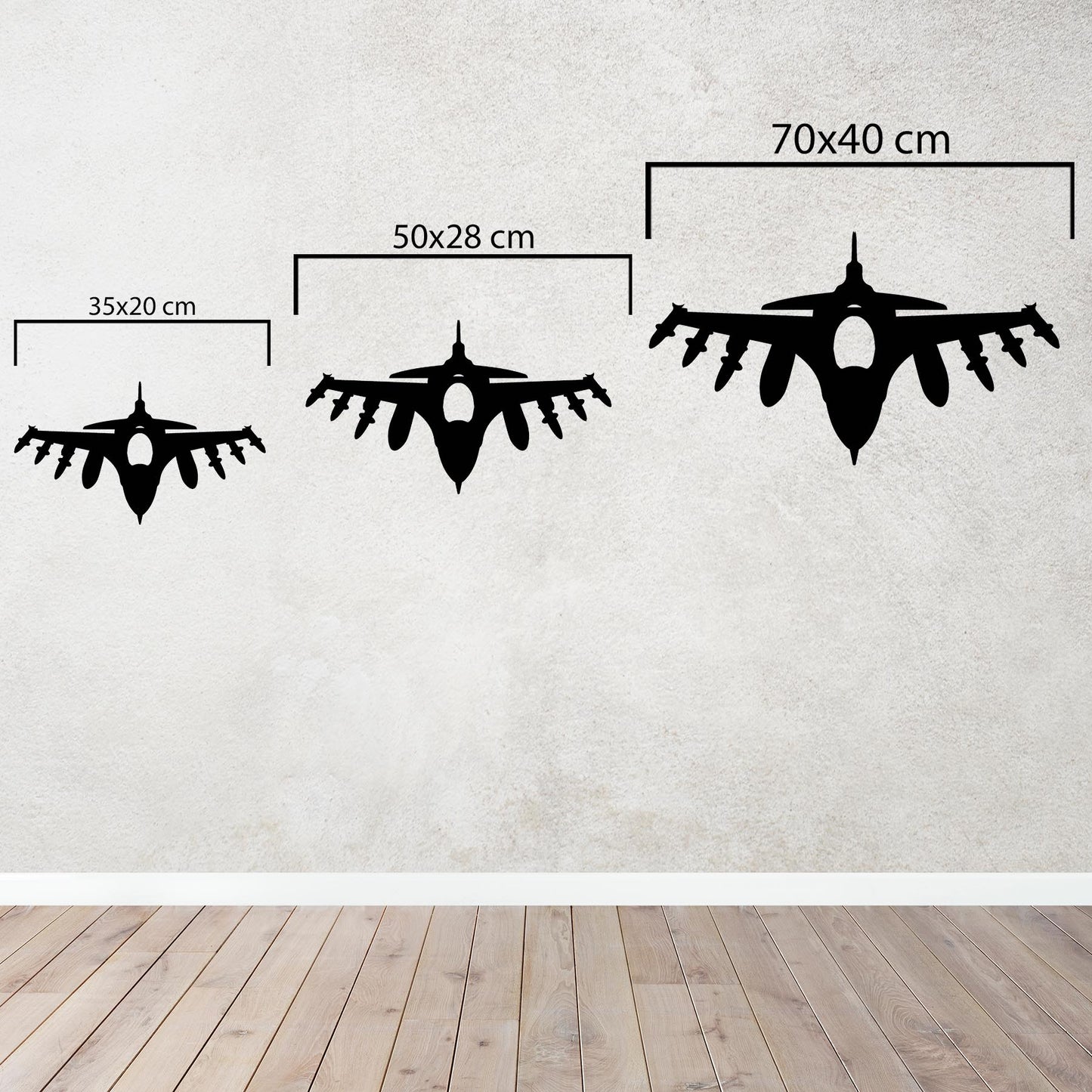 Military Jet Metal Wall Decor | Bold Aviation-Inspired Sculpture