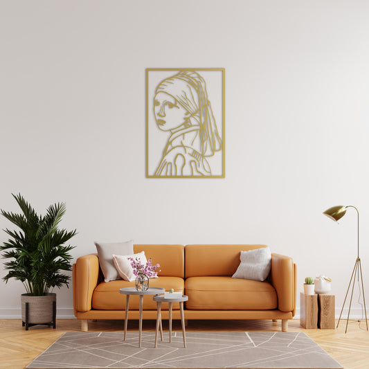 Still Eyes Metal Wall Decor | Expressive Modern Art Sculpture