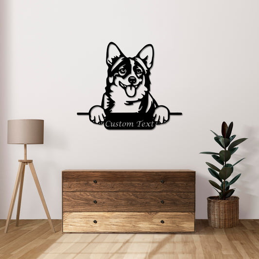 Joyful Pup Metal Wall Decor | Heartwarming Dog-Inspired Sculpture