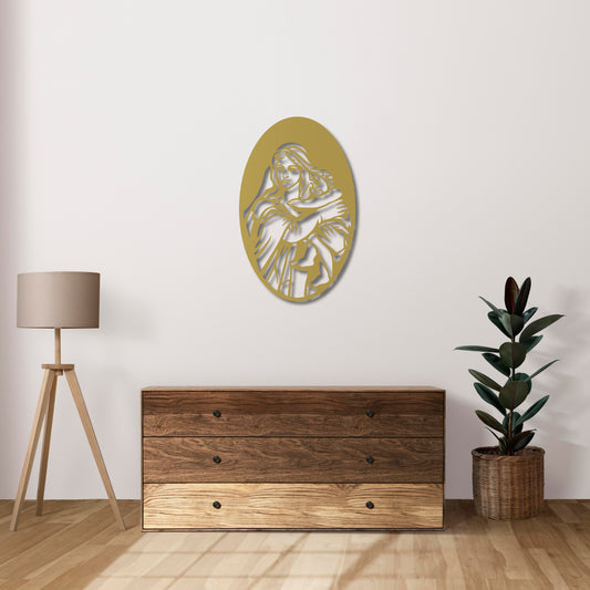 Glow of Kindness Metal Wall Decor | Heartfelt Inspirational Sculpture