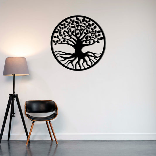 Roots & Reverence | Symbolic Tree of Life Metal Wall Art