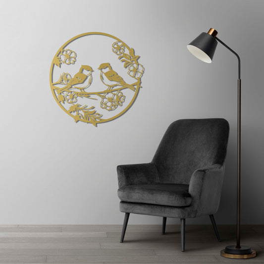Voices of Spring Metal Wall Decor | Uplifting Nature-Inspired Sculpture