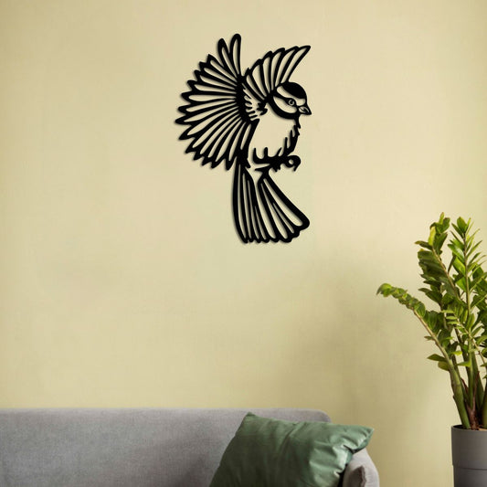 Wings of Serenity – Bird Metal Wall Sculpture