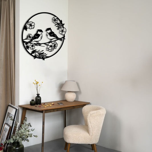 Voices of Spring Metal Wall Decor | Uplifting Nature-Inspired Sculpture
