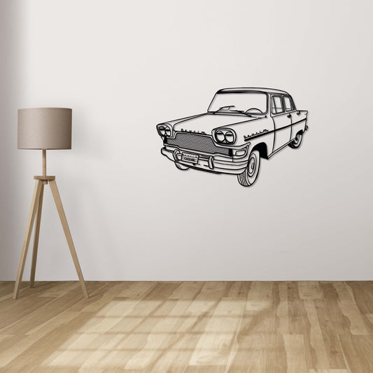 Devrim Icon: Turkish Classic Car Metal Wall Sculpture
