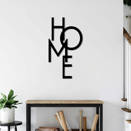 HOME Metal Wall Art | Modern Welcome Sign