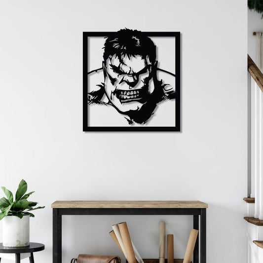 Hulk Smash Metal Wall Decor | Powerful Superhero Sculpture