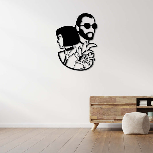 Duos Silhouette Metal Wall Art | Modern Artistic Decor