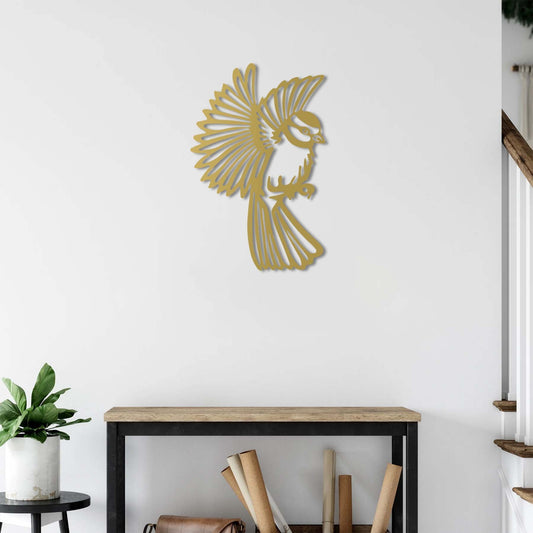 Wings of Serenity – Bird Metal Wall Sculpture