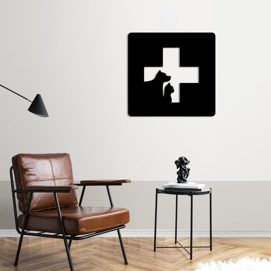 Heart of Devotion Metal Wall Decor | Uplifting Symbolic Sculpture