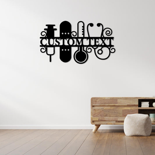 Path to Inner Peace Metal Wall Decor | Spiritual Wellness Art Sculpture