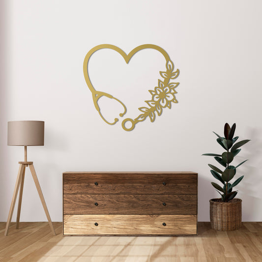 Soulful Balance Metal Wall Decor | Healing Energy Art Sculpture