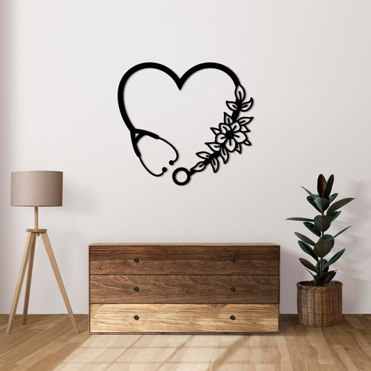 Soulful Balance Metal Wall Decor | Healing Energy Art Sculpture