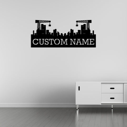 City Legacy – Personalized Metal Wall Decor | Commemorative Art Sculpture