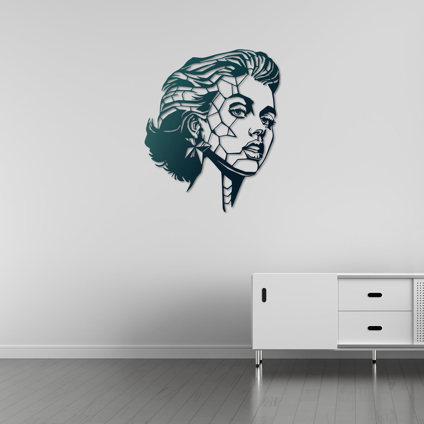 Fragments of Grace Metal Wall Decor | Abstract Modern Art Sculpture