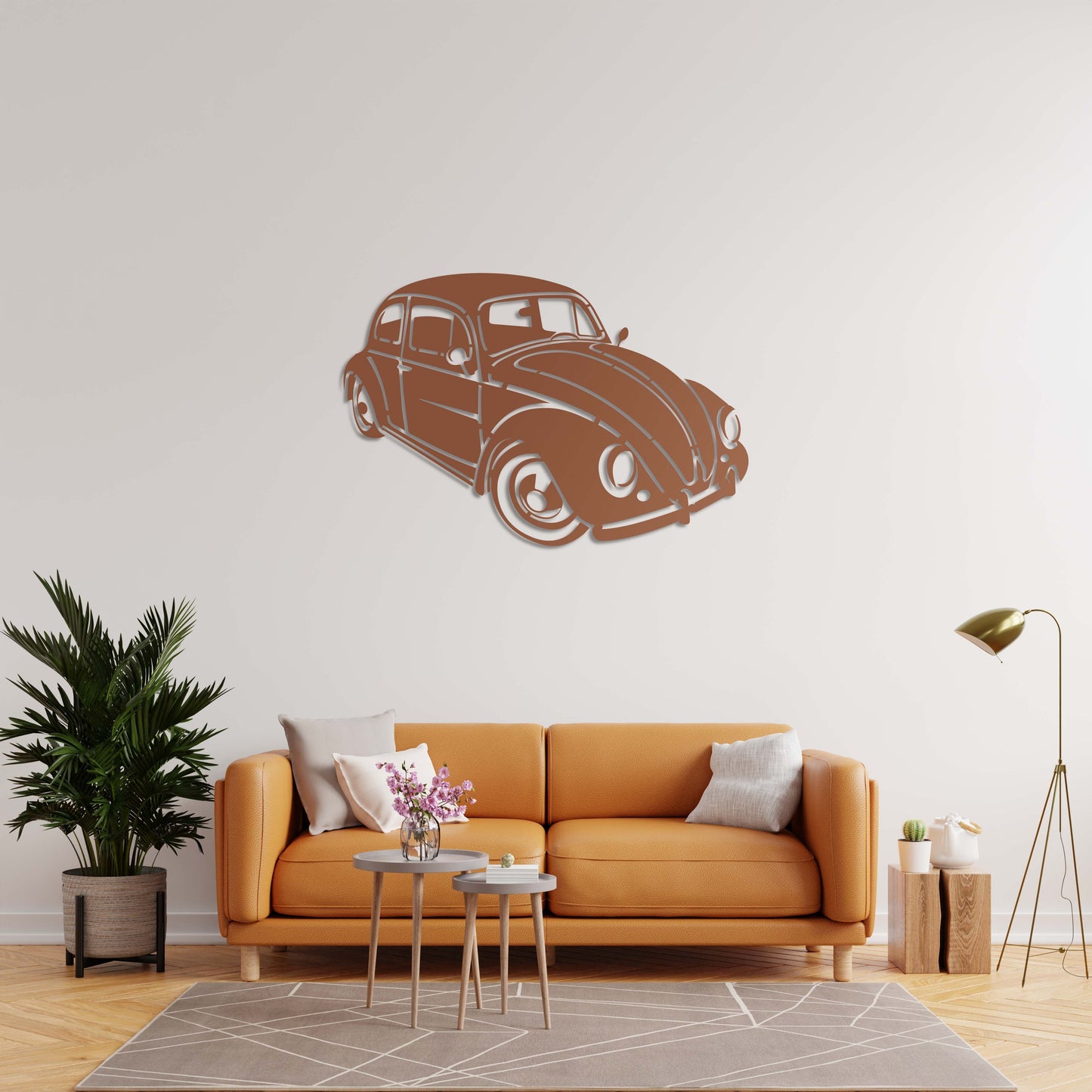 Volkswagen Beetle | Timeless Joy in Retro Metal Wall Art