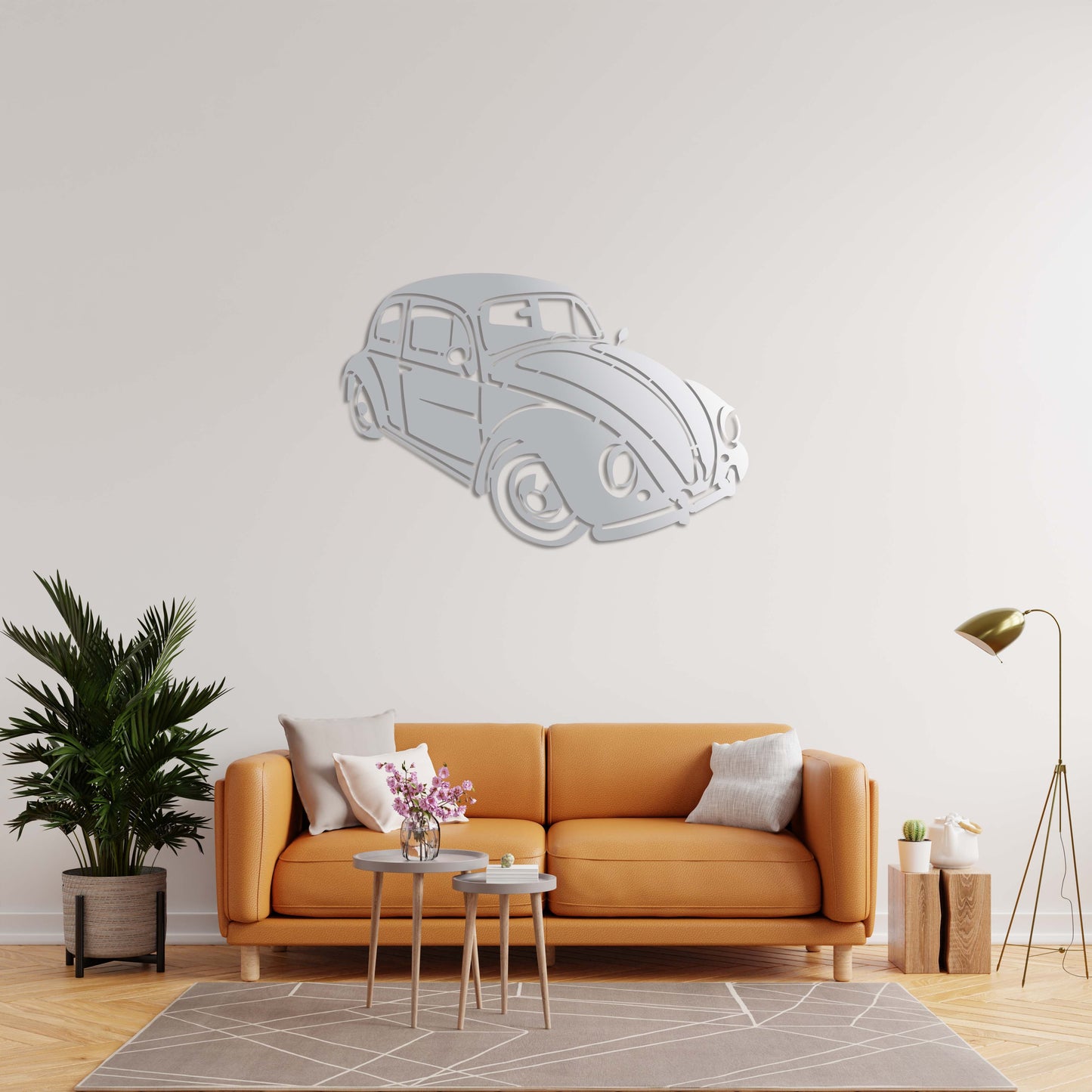 Volkswagen Beetle | Timeless Joy in Retro Metal Wall Art