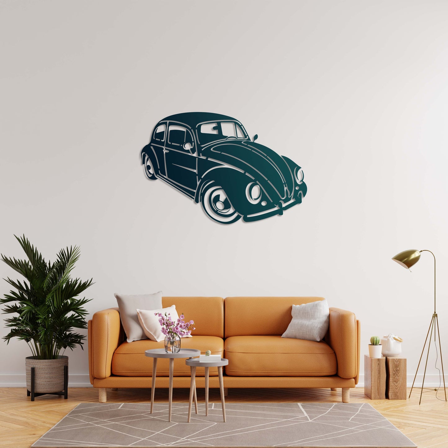 Volkswagen Beetle | Timeless Joy in Retro Metal Wall Art