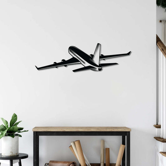 Passenger Airplane Wall Art | Journey of the Skies in Metal Form