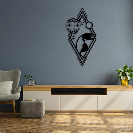 Flight Into Freedom Metal Wall Decor | Aviation-Inspired Decorative Sculpture