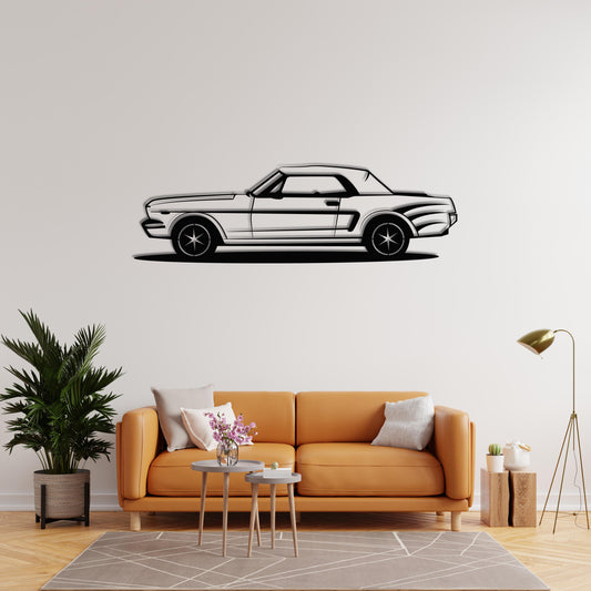 Unleash the Legend: Classic Mustang Metal Wall Masterpiece