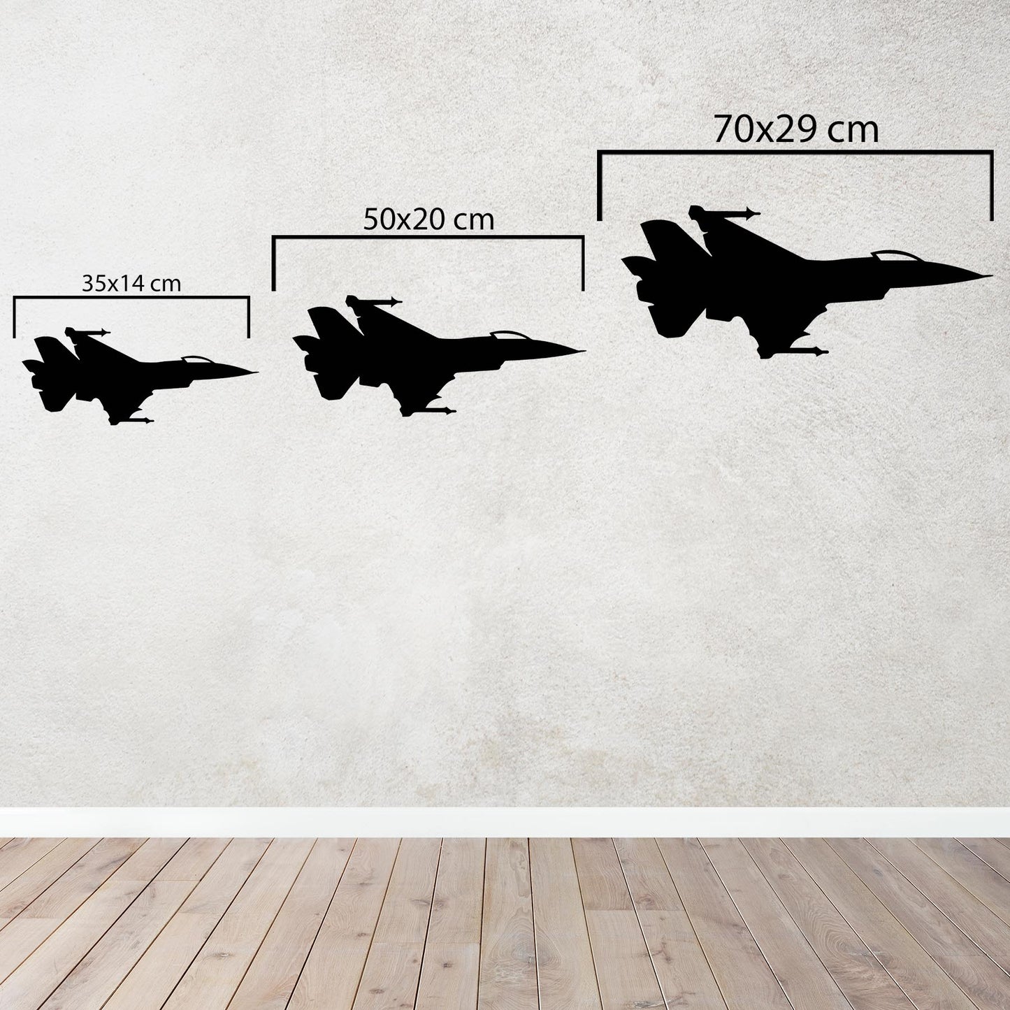 Jet Aircraft Metal Wall Decor | Sleek Modern Aviation Sculpture
